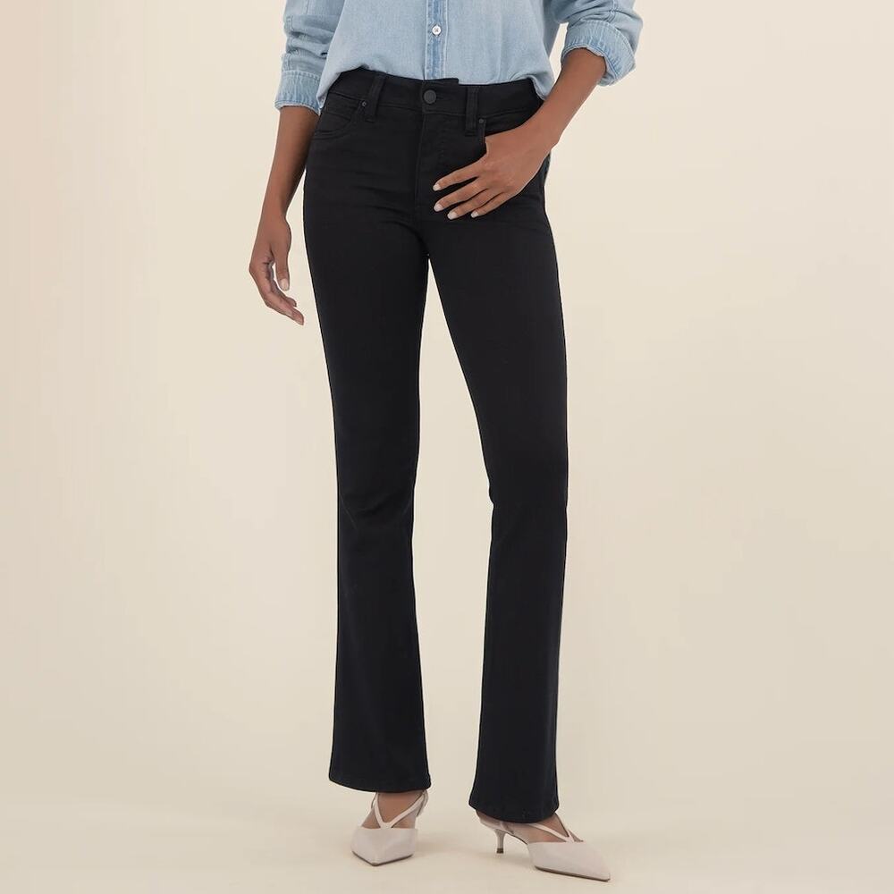 Kut From The Kloth Natalie Bootcut Jeans Black Size 6